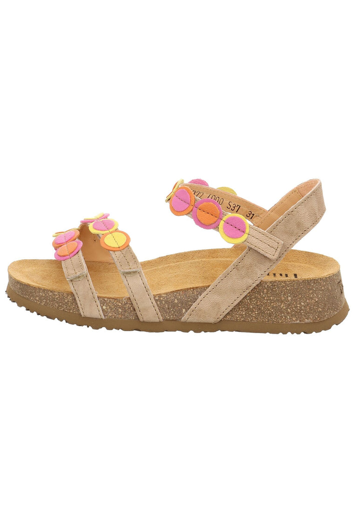 Sandalen Think! Sandalen Nappaleder Leinen