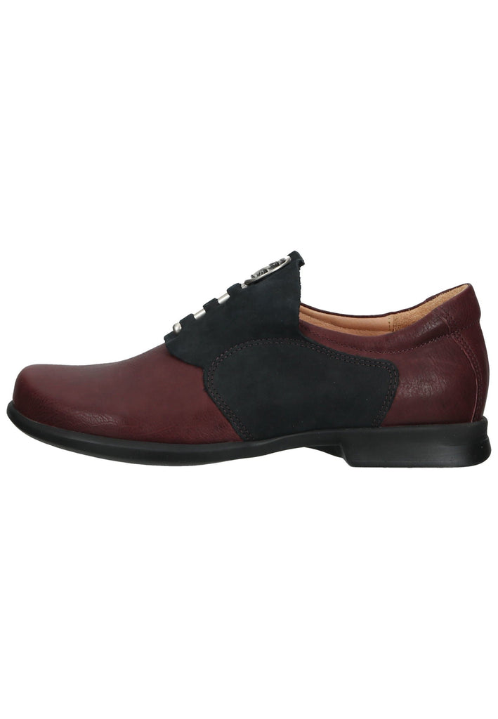 Think! Slipper Leder Rubinrot