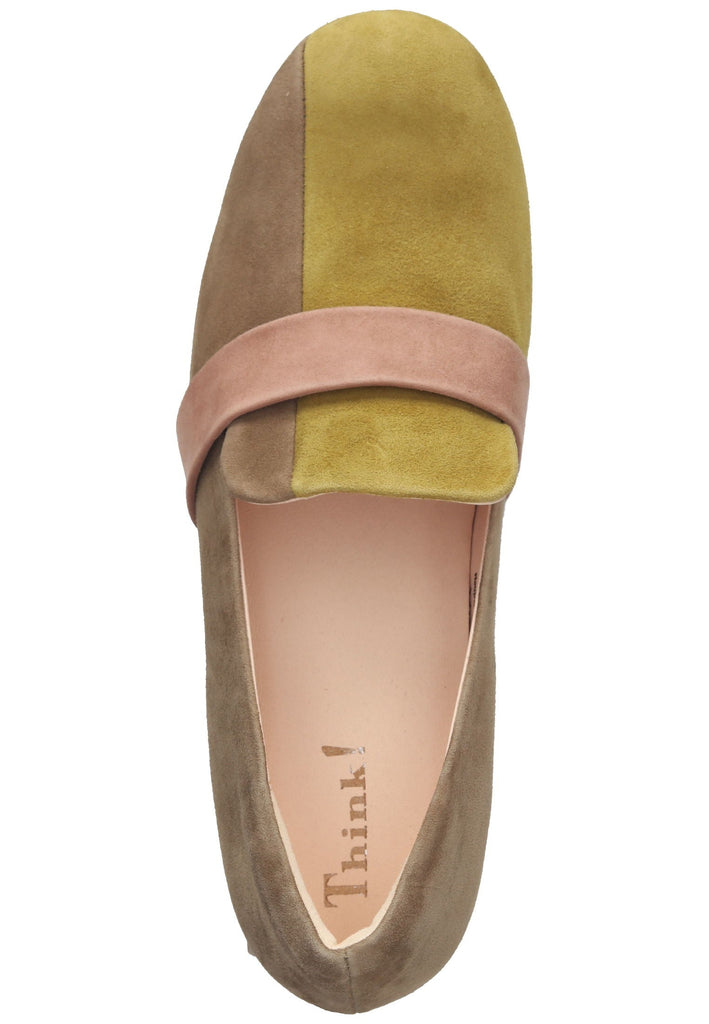 Slipper Think! Slipper Veloursleder Braun