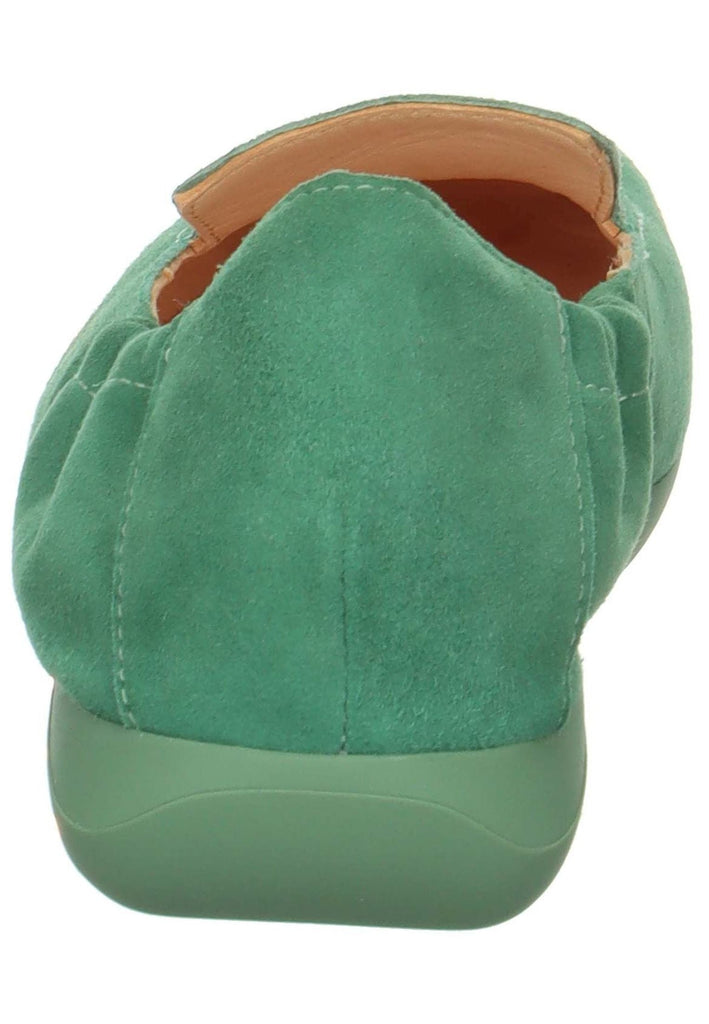 Think! Slipper Veloursleder Türkis