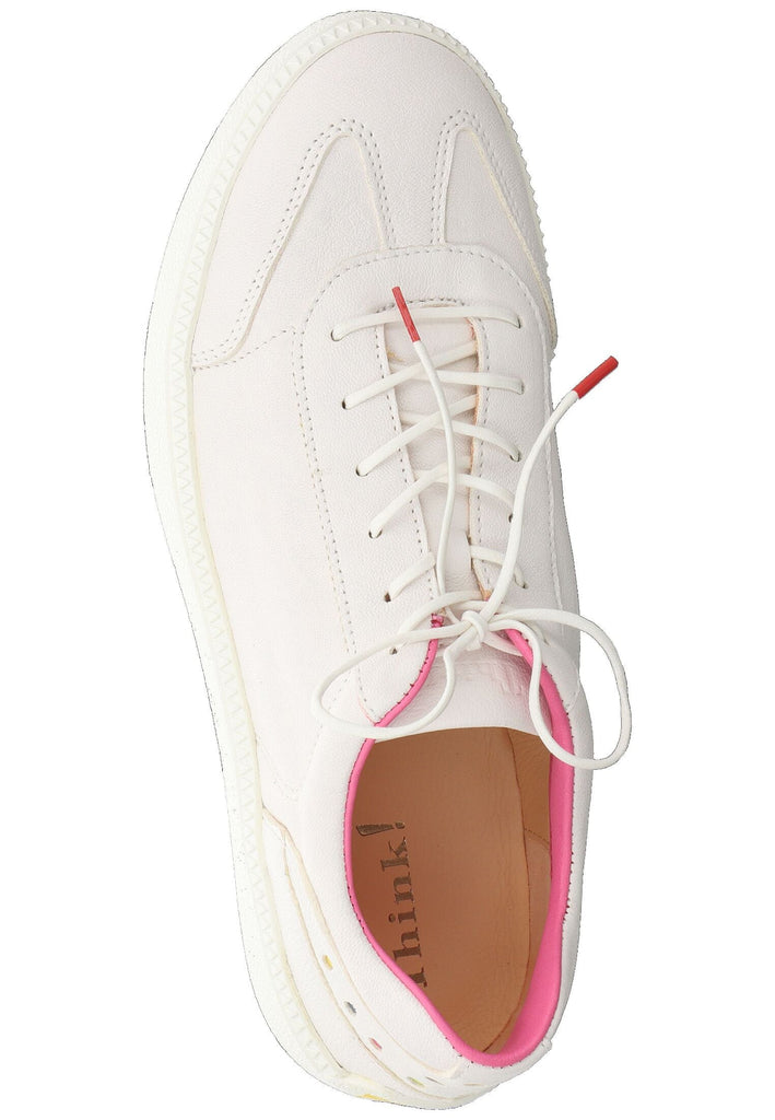 Think! Sneaker Leder/Textil Weiß Kombi