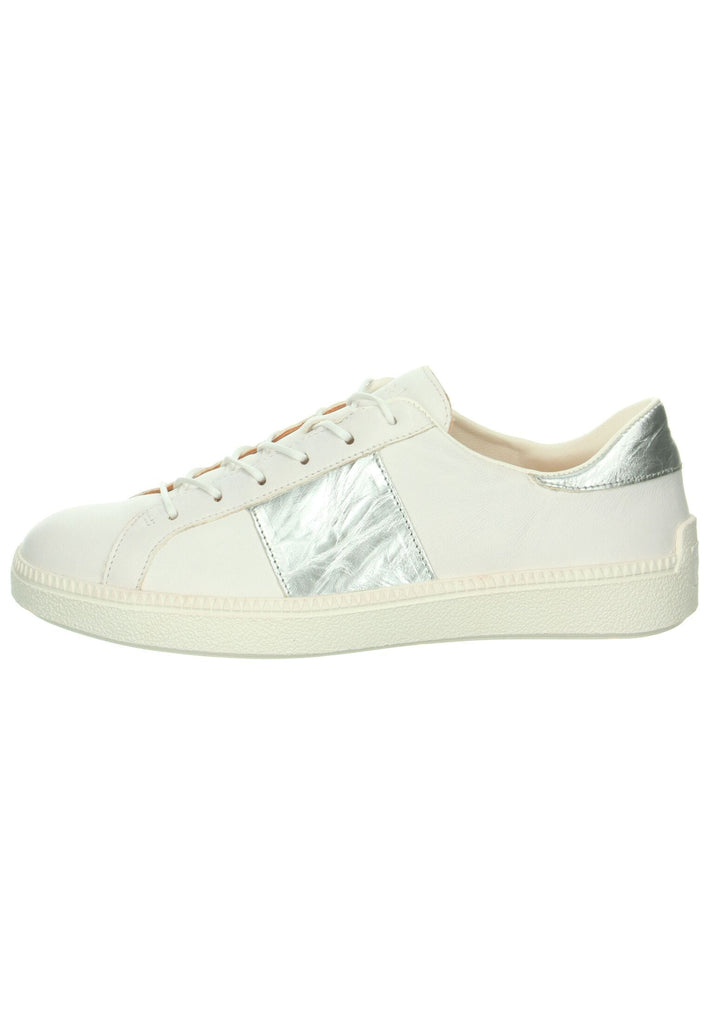 Sneaker Think! Sneaker Nappaleder Weiß/Silber