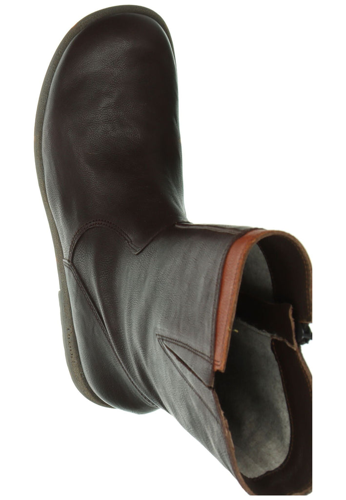 Think! Stiefel Nappaleder Espresso Warmfutter