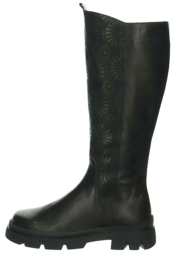 Stiefel Think! Stiefel Glattleder Schwarz