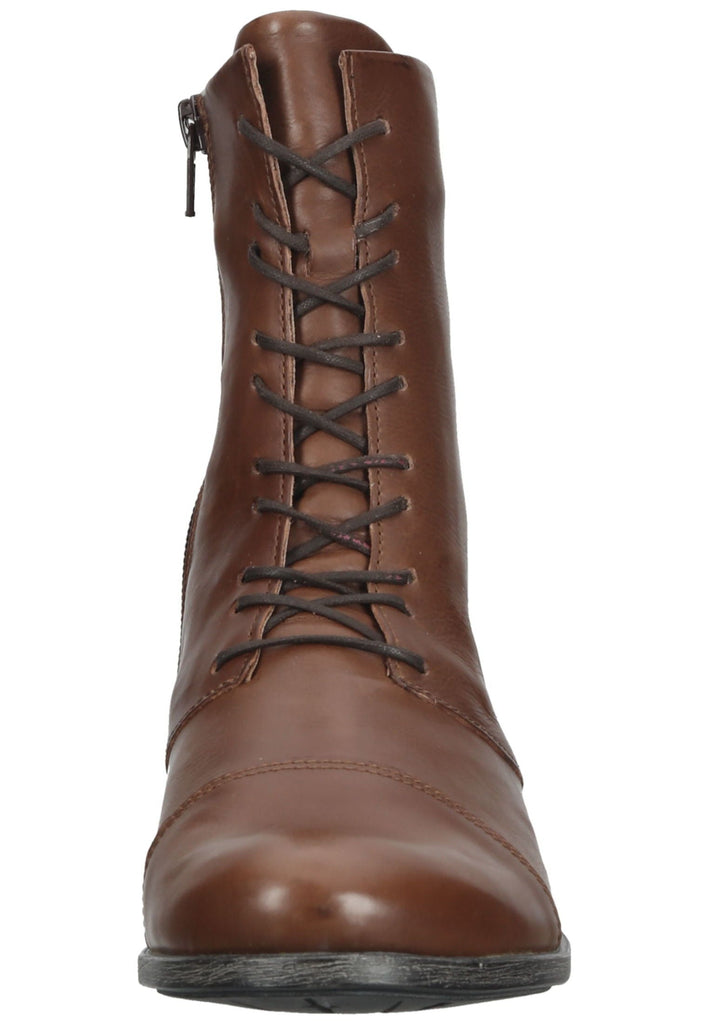 Think! Stiefelette Glattleder Dunkelbraun