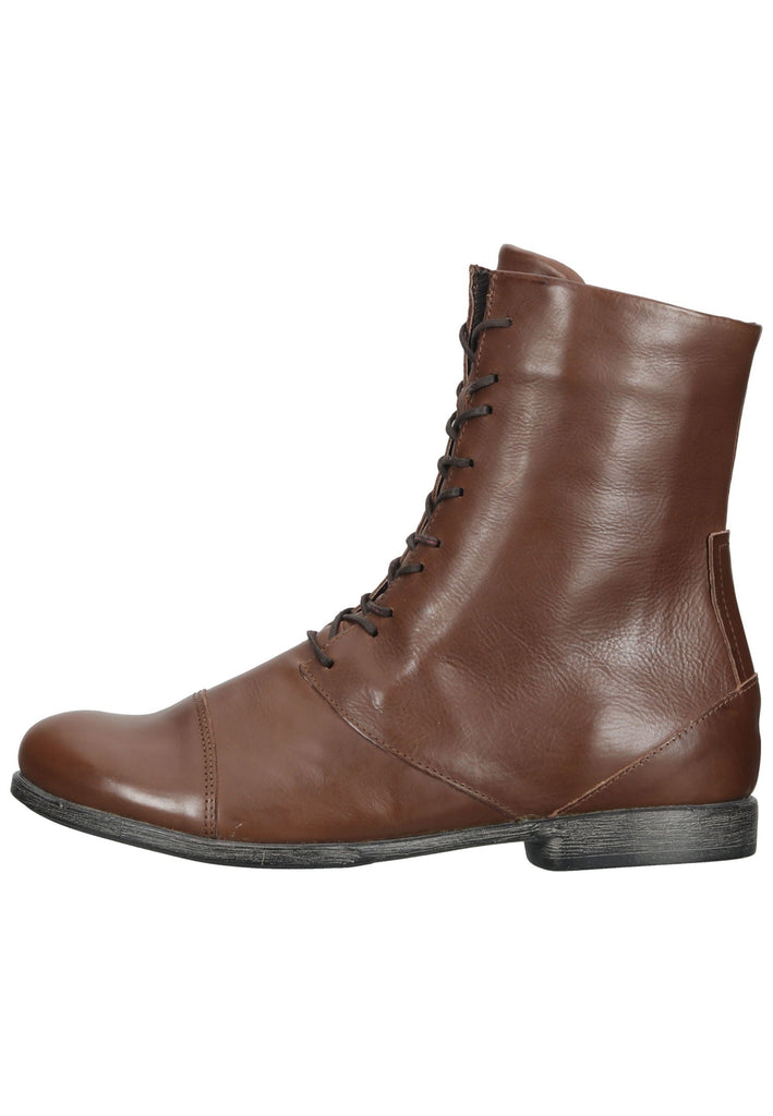 Think! Stiefelette Glattleder Dunkelbraun