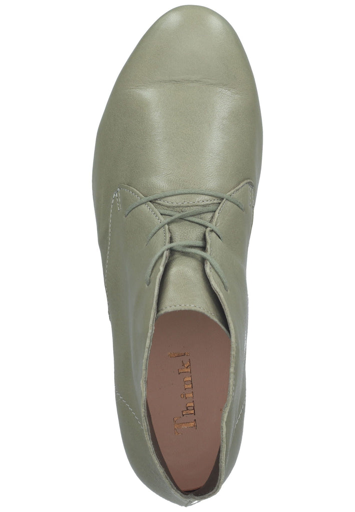 Think! Stiefelette Glattleder Grün