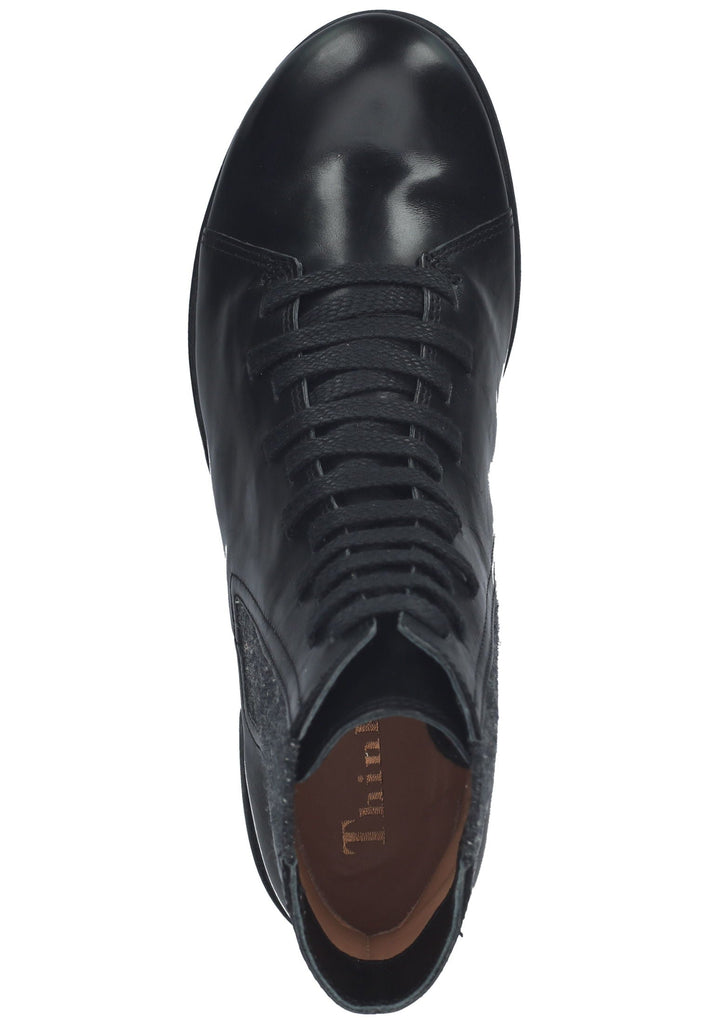 Think! Stiefelette Glattleder Schwarz