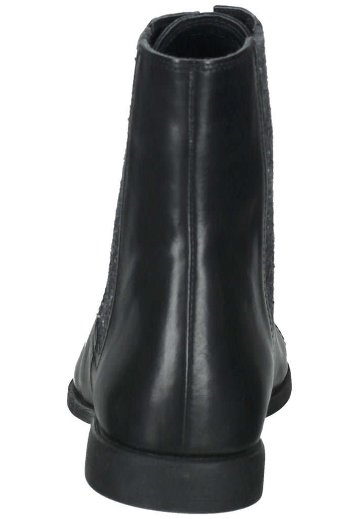 Think! Stiefelette Glattleder Schwarz