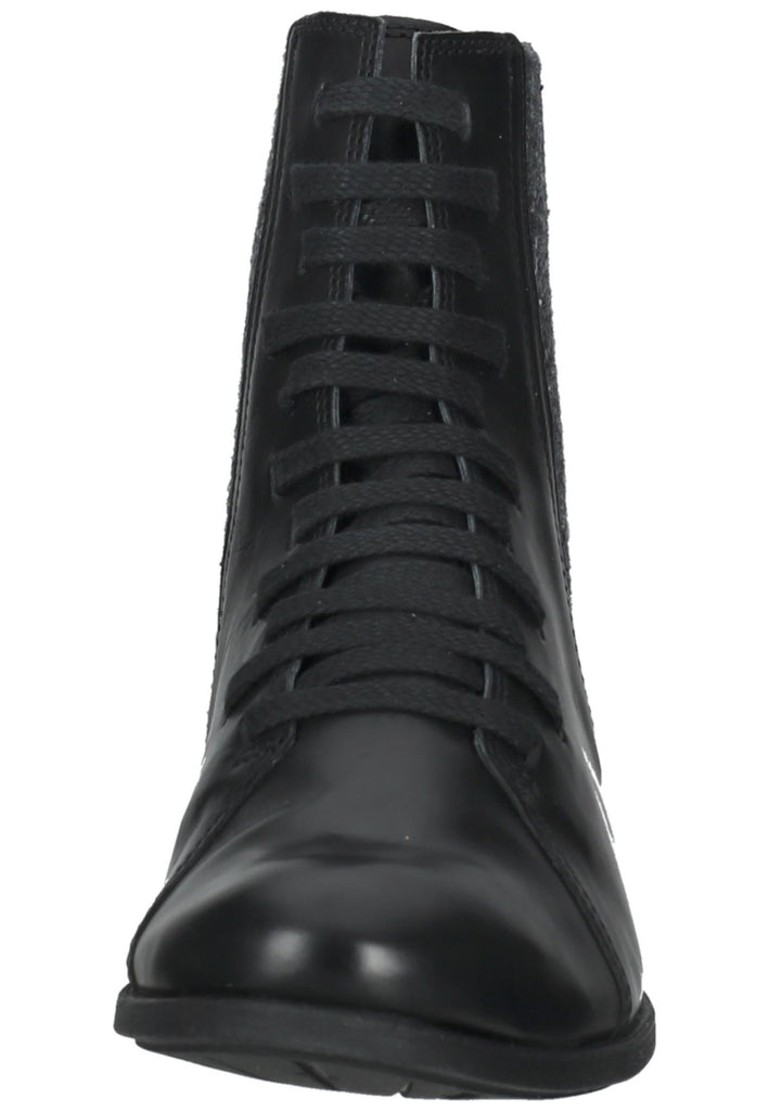 Think! Stiefelette Glattleder Schwarz