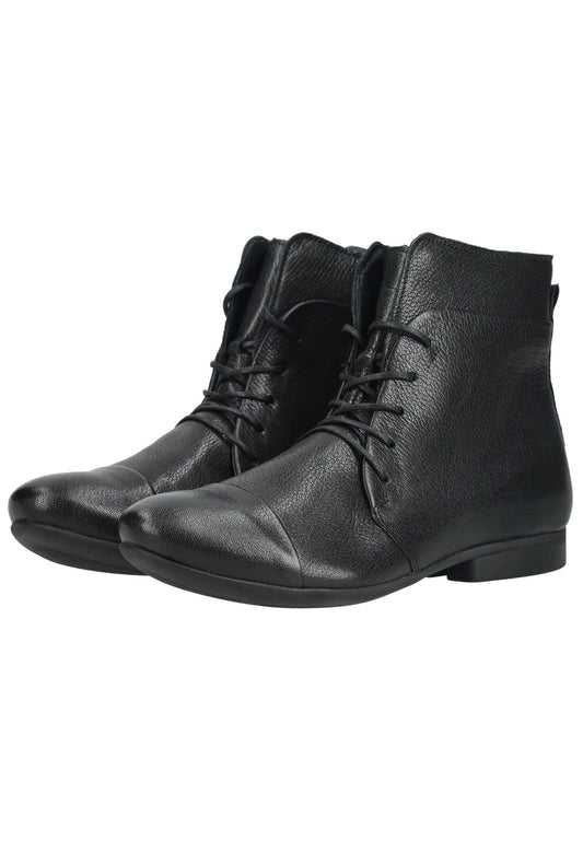 Think! Stiefelette Glattleder Schwarz/Schwarz