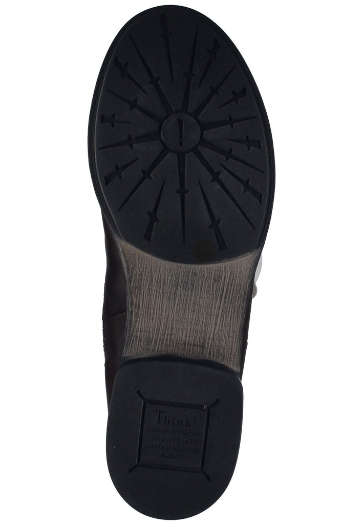 Think! Stiefelette Glattleder Smoke