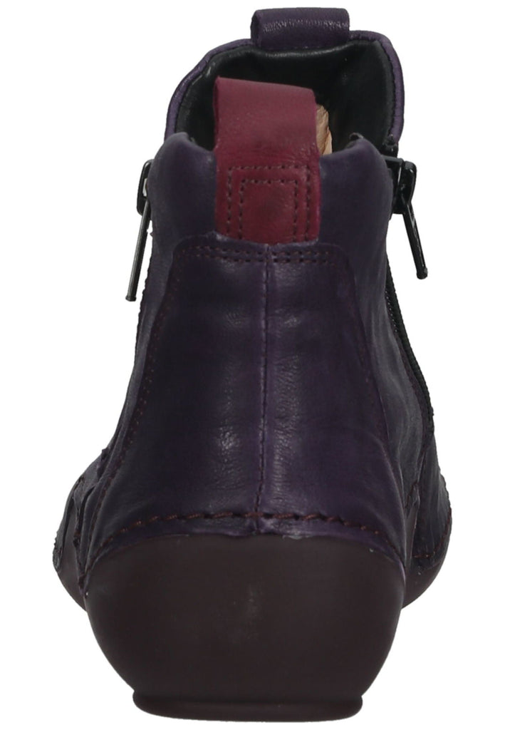 Think! Stiefelette Glattleder Violett