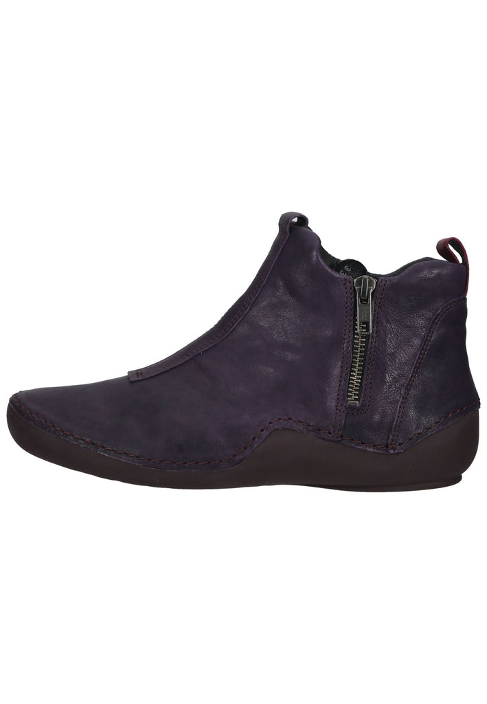 Think! Stiefelette Glattleder Violett