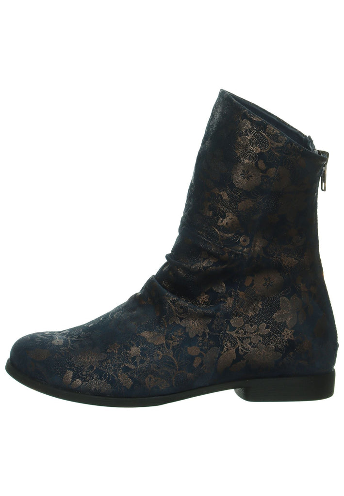 Think! Stiefelette Leder Marine