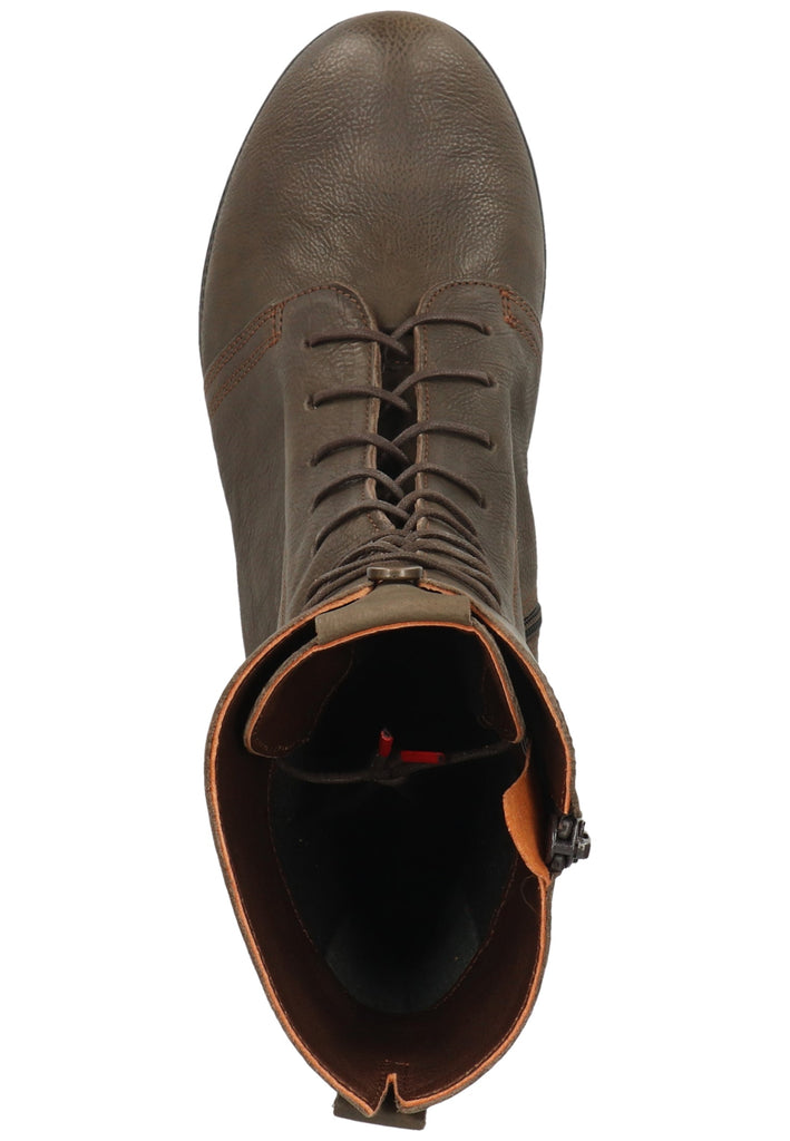 Think! Stiefelette Leder Oliv