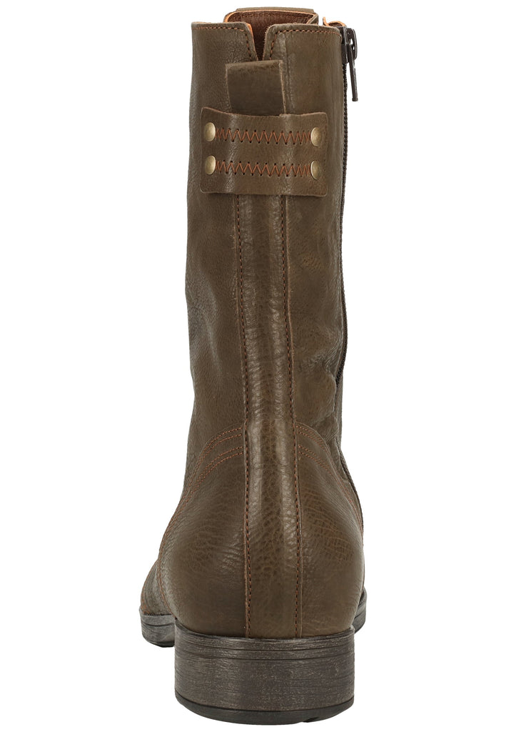 Think! Stiefelette Leder Oliv