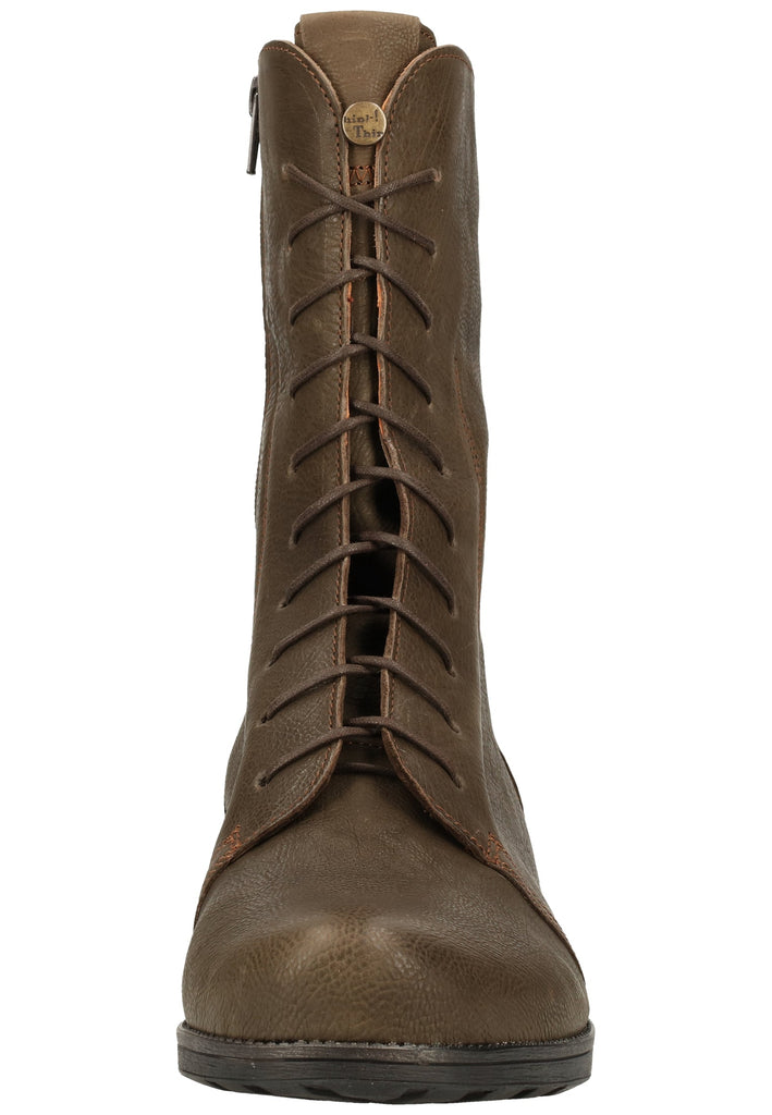 Think! Stiefelette Leder Oliv