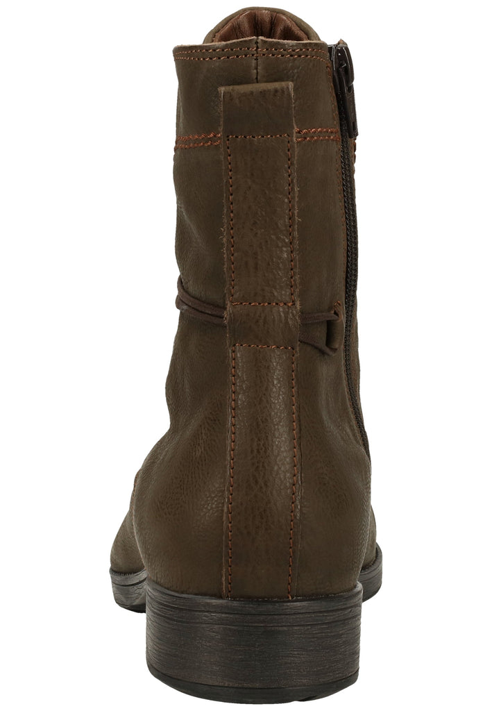 Think! Stiefelette Leder Oliv