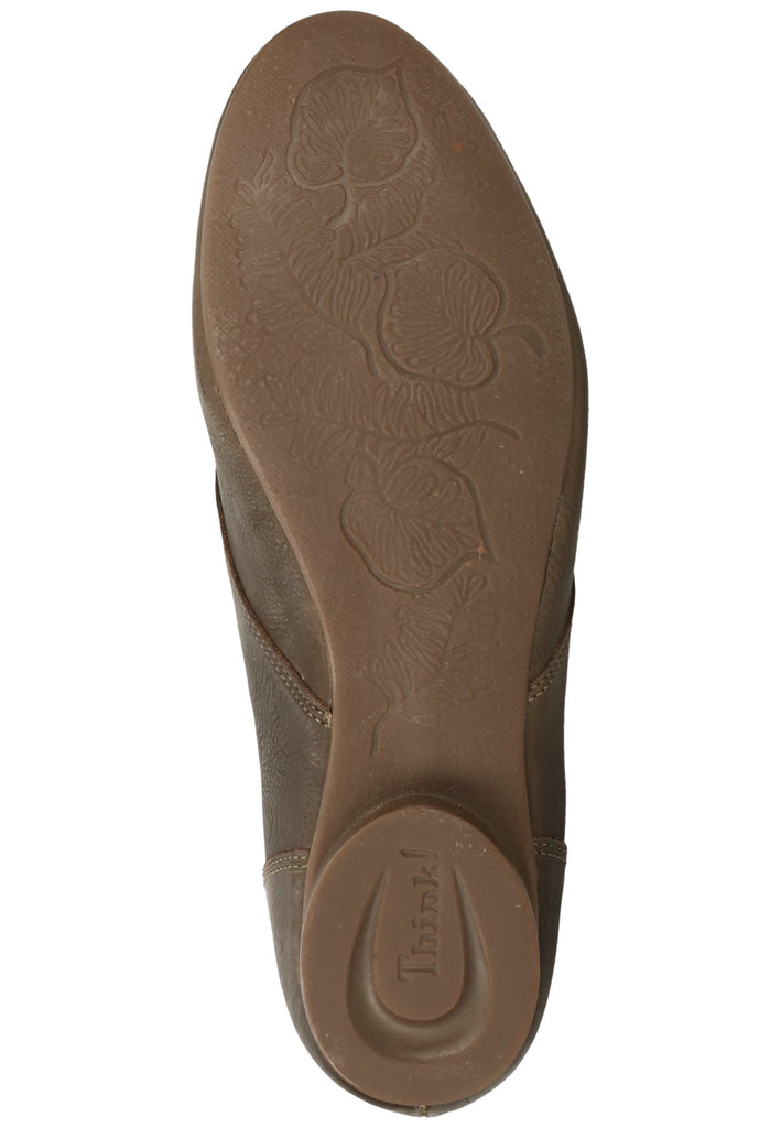 Think! Stiefelette Leder Oliv