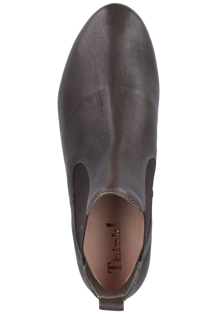 Think! Stiefelette Leder Oliv
