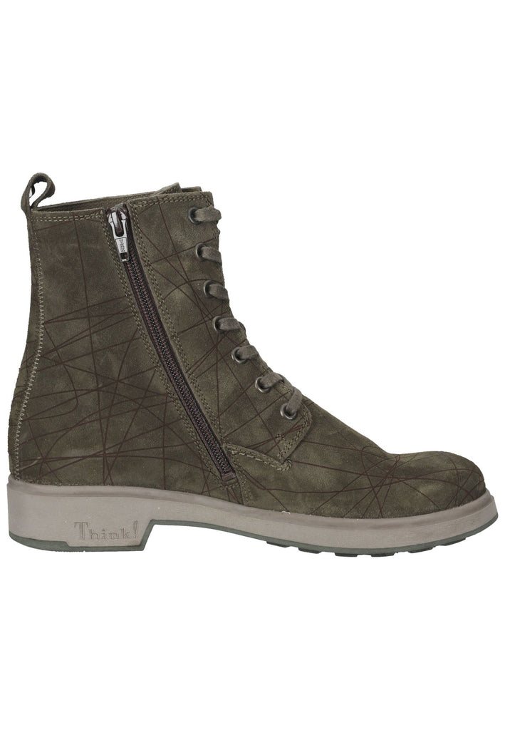 Think! Stiefelette Leder Olive