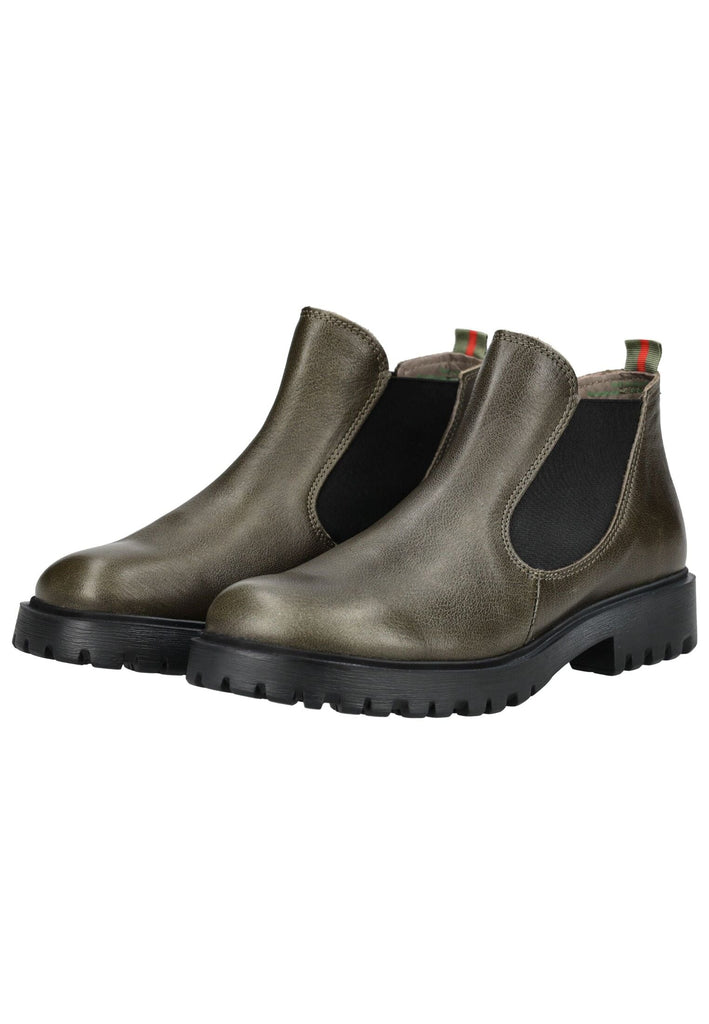 Think! Stiefelette Leder Olive