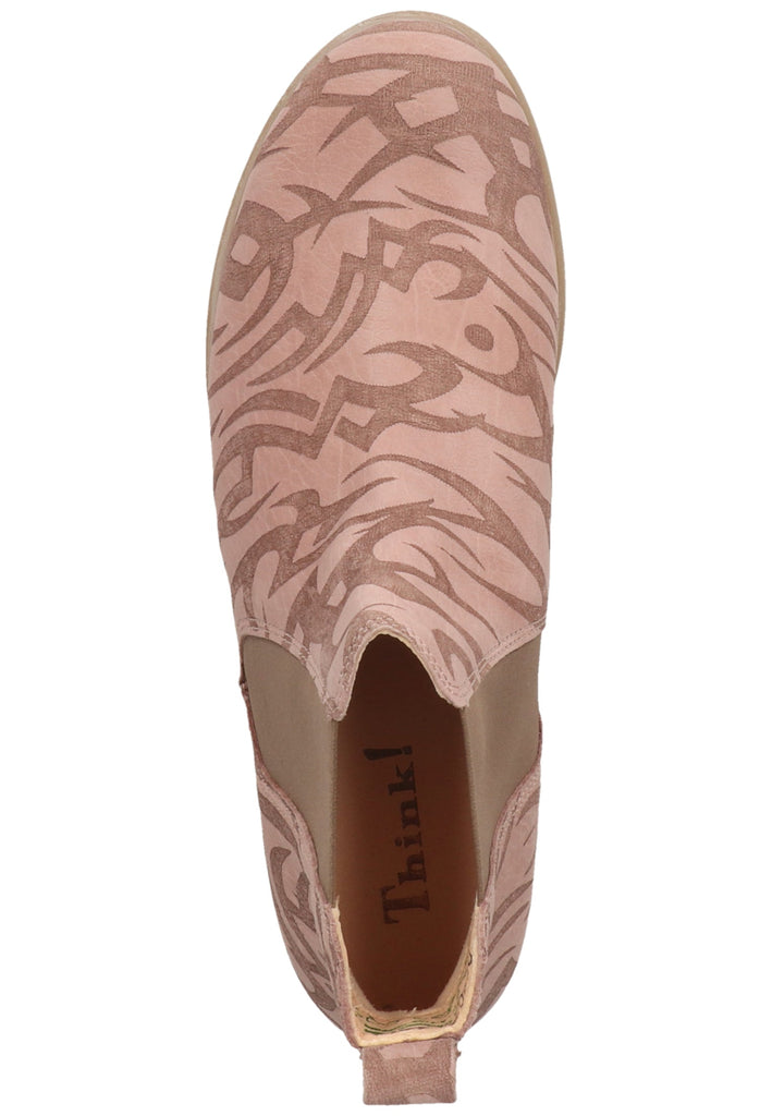 Think! Stiefelette Leder Rosa