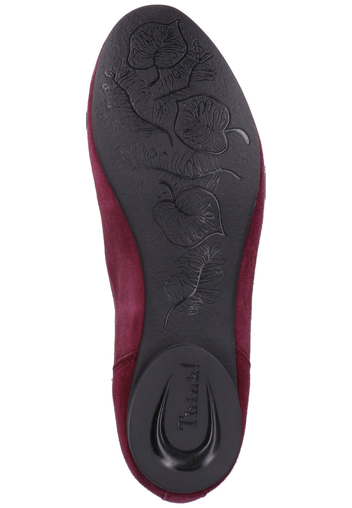 Think! Stiefelette Leder Rot