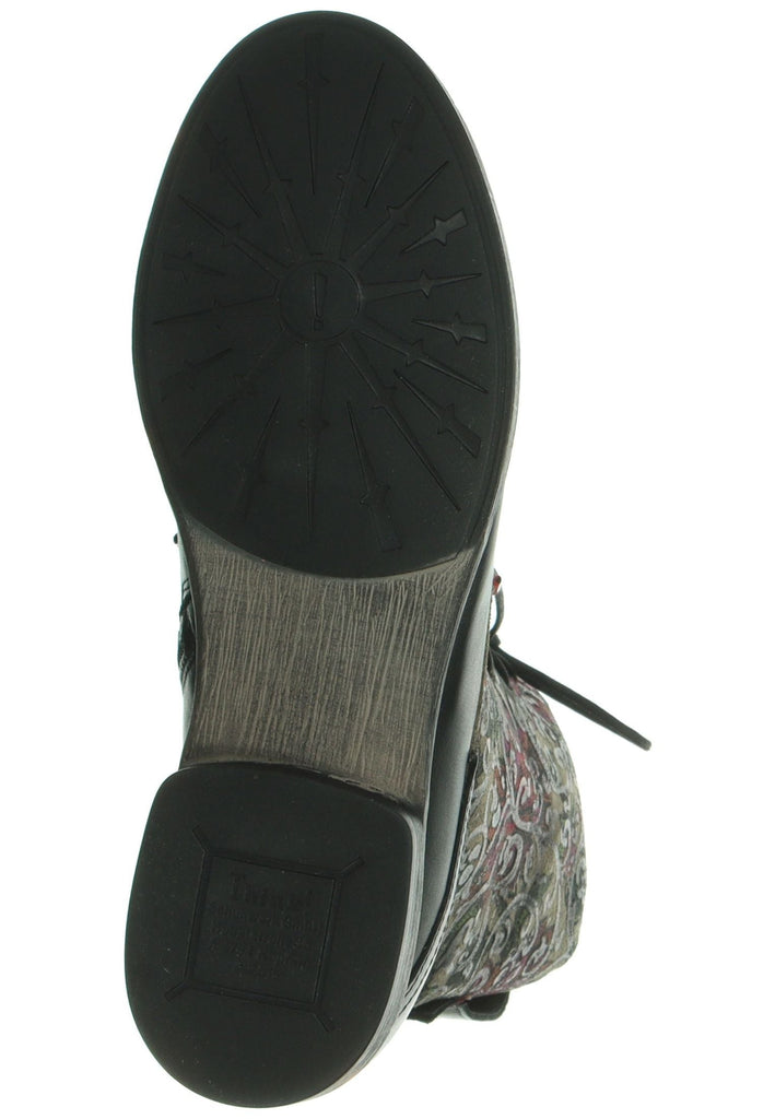 Think! Stiefelette Leder Schwarz