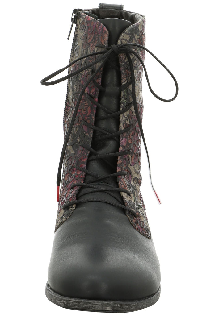 Think! Stiefelette Leder Schwarz