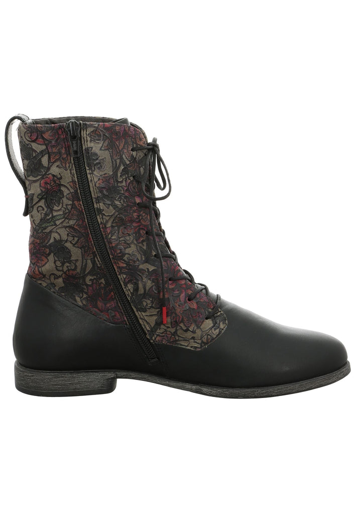 Think! Stiefelette Leder Schwarz