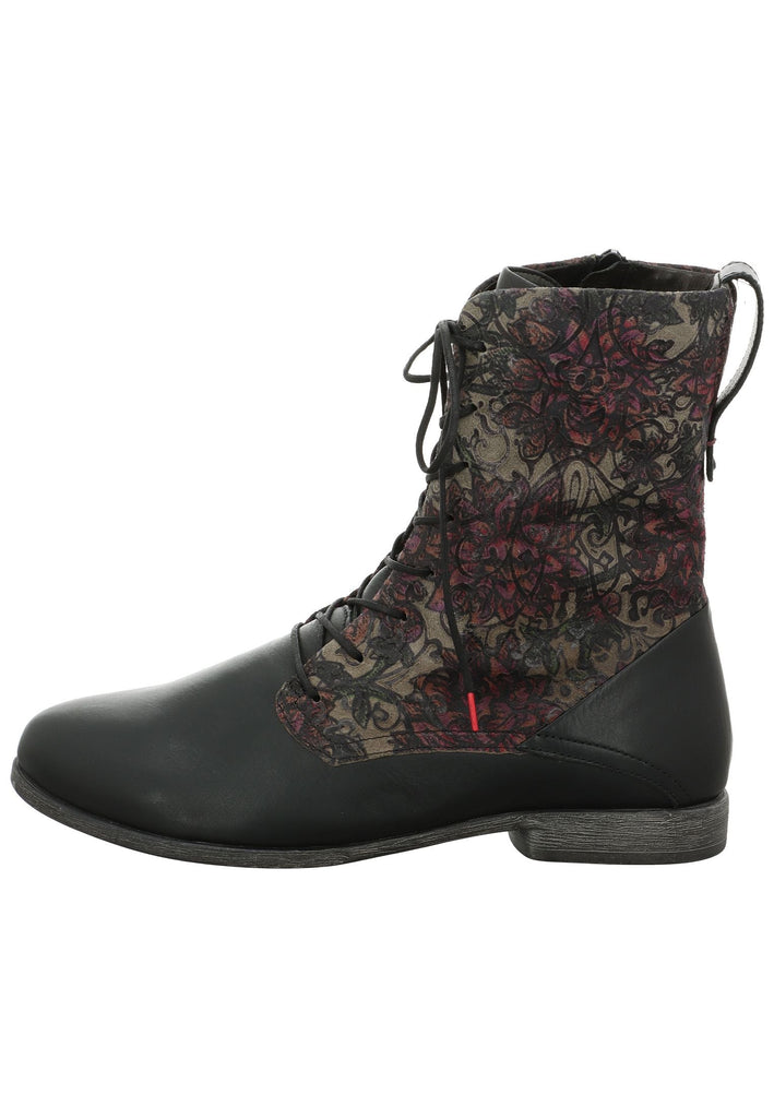 Think! Stiefelette Leder Schwarz