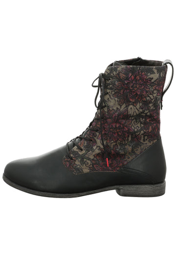 Think! Stiefelette Leder Schwarz