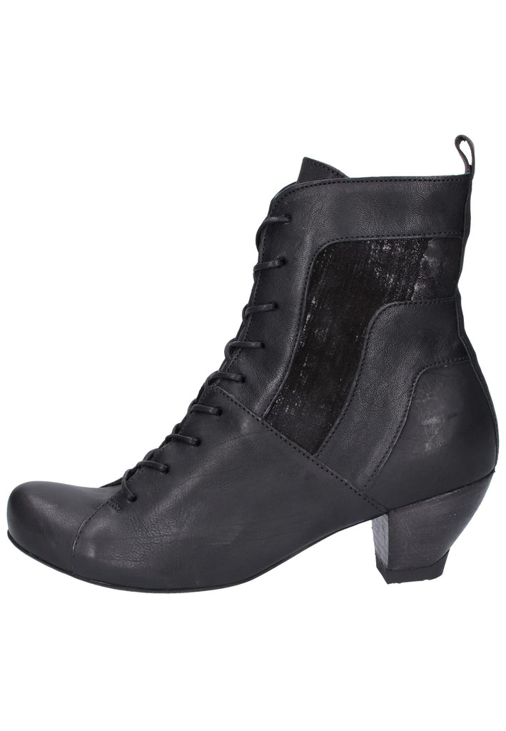 Think! Stiefelette Leder Schwarz