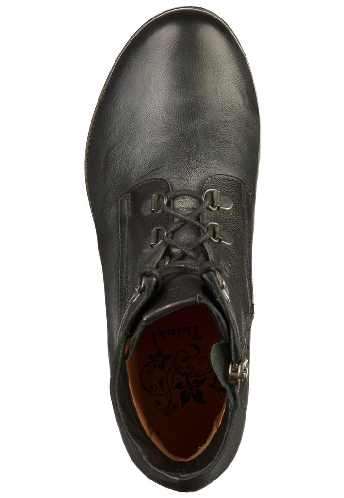 Think! Stiefelette Leder Schwarz