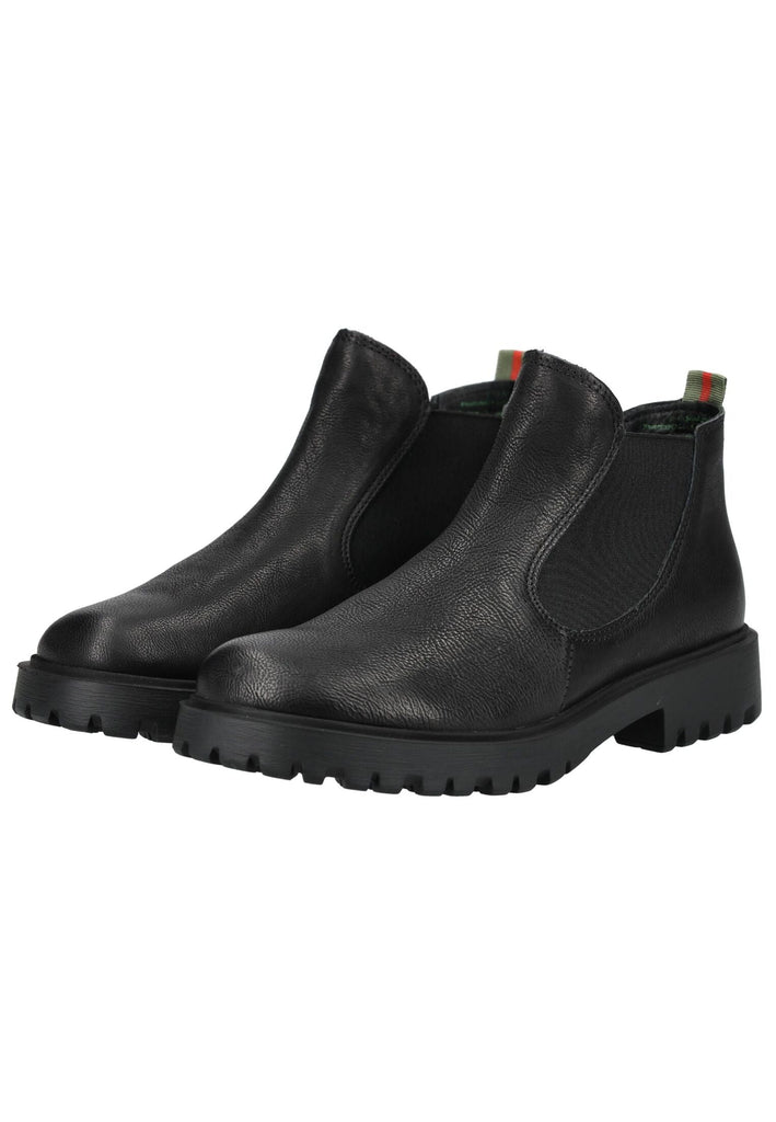 Think! Stiefelette Leder Schwarz