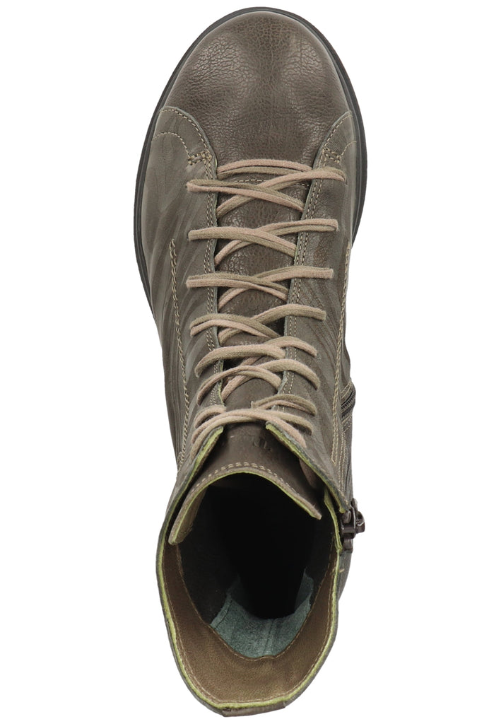 Think! Stiefelette Leder Schwarz/Grau