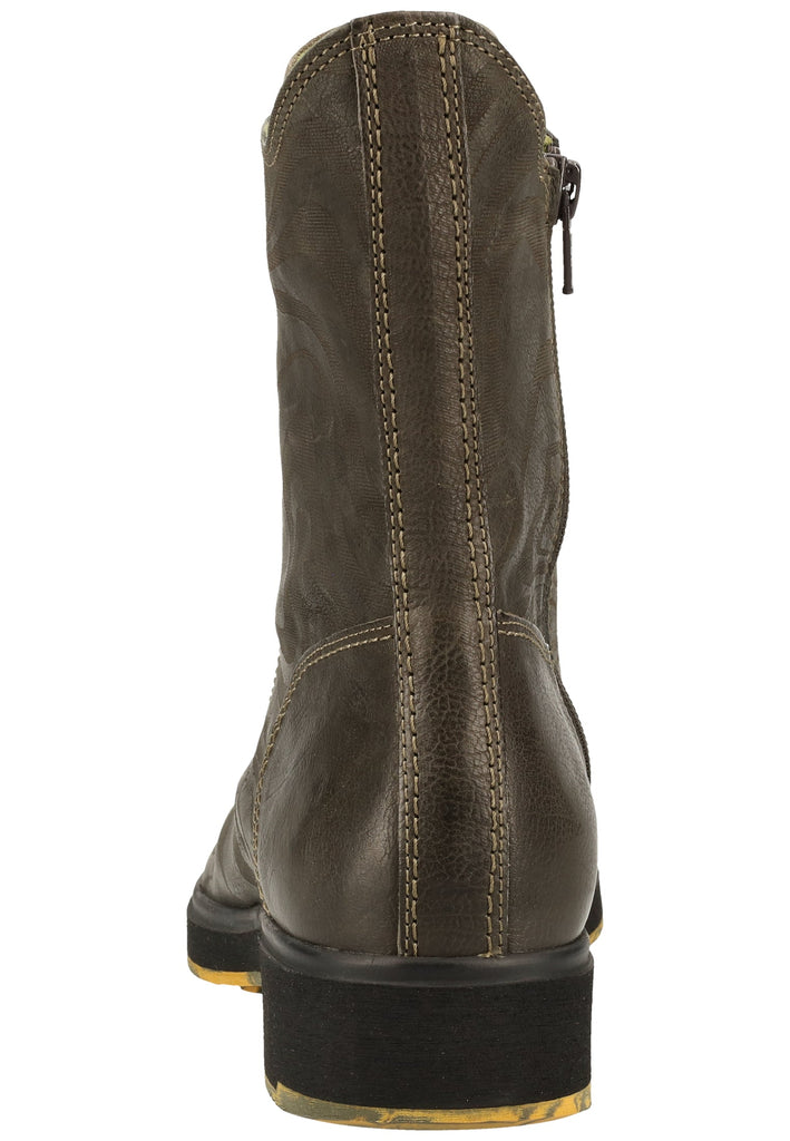 Think! Stiefelette Leder Schwarz/Grau