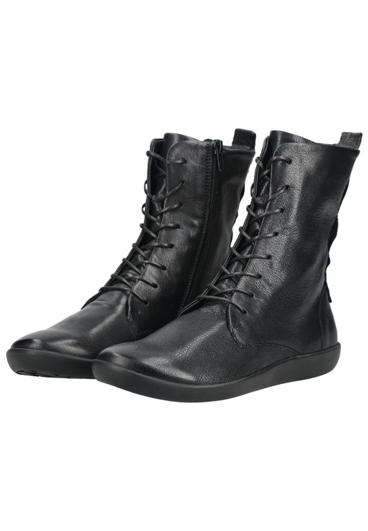 Think! Stiefelette Leder Schwarz/Schwarz
