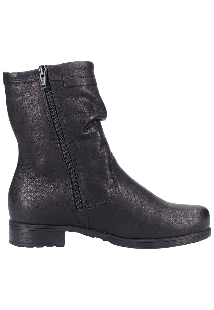 Think! Stiefelette Leder Schwarz Warmfutter