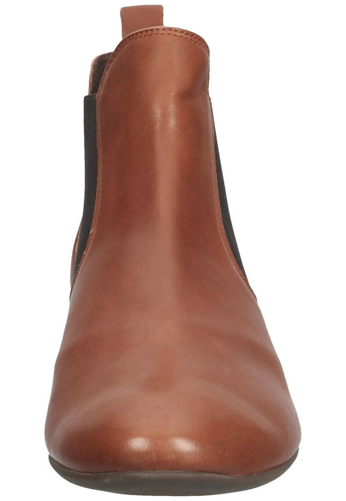 Think! Stiefelette Leder/Textil Cognac