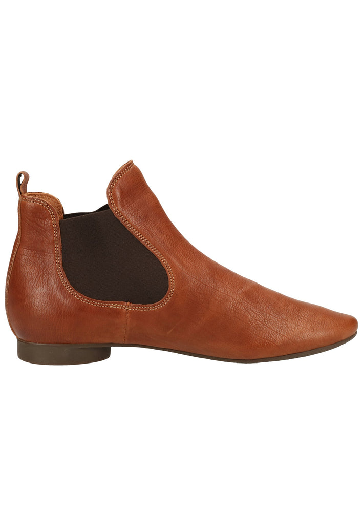 Think! Stiefelette Leder/Textil Cognac