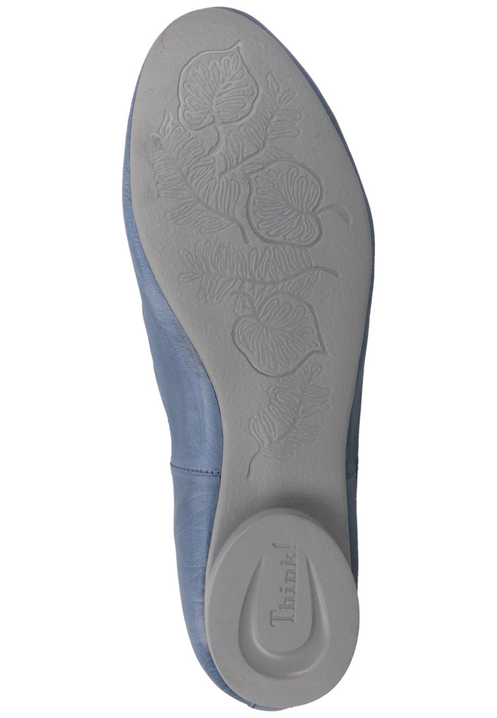 Think! Stiefelette Leder/Textil Dunkelblau