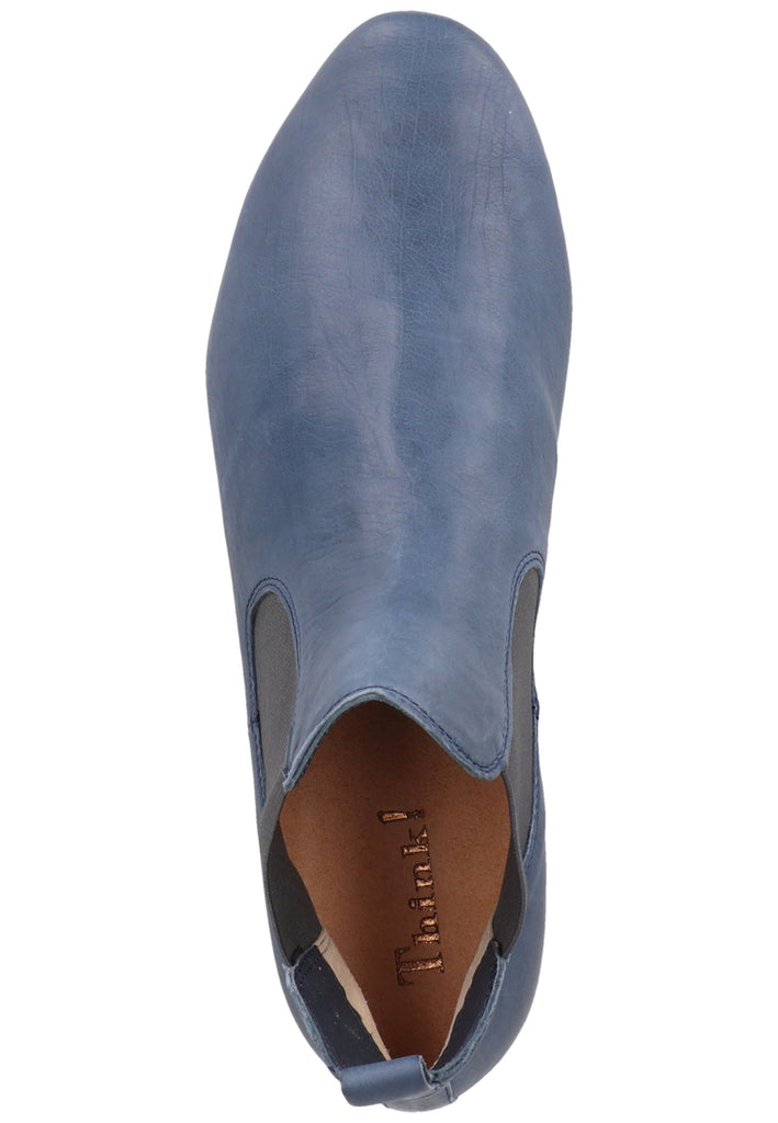 Think! Stiefelette Leder/Textil Dunkelblau