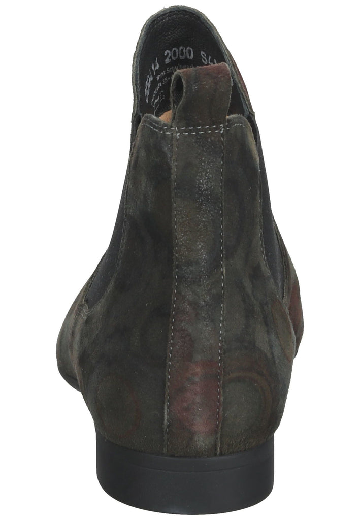 Think! Stiefelette Leder/Textil Dunkelgrau