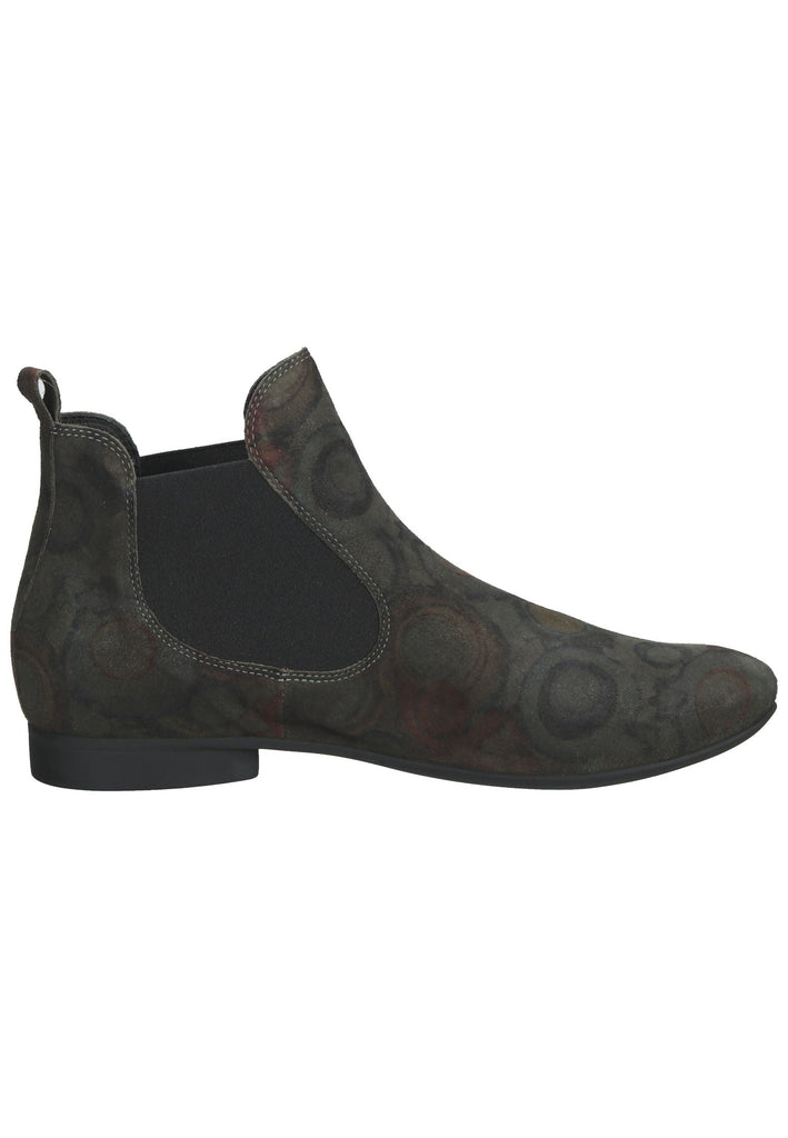 Think! Stiefelette Leder/Textil Dunkelgrau