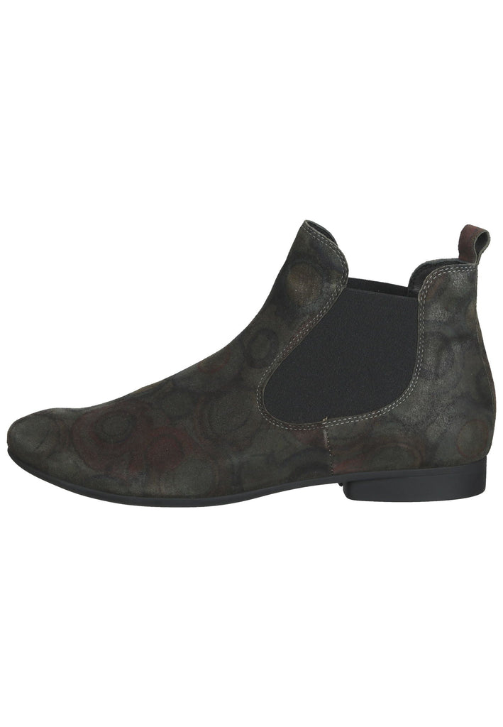 Think! Stiefelette Leder/Textil Dunkelgrau