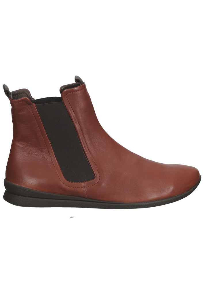 Think! Stiefelette Leder/Textil Kastanie