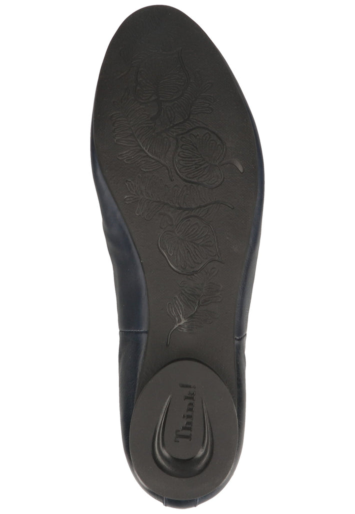 Think! Stiefelette Leder/Textil Navy